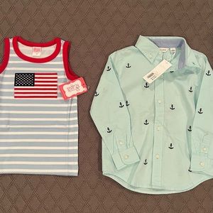 3T shirts NWT Janie and Jack and Ricrac & Ruffles